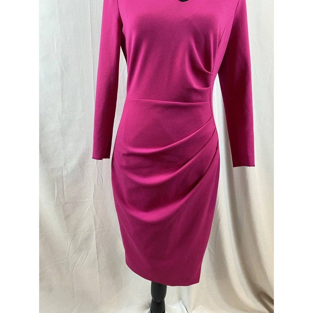 NYDJ Rosella Stretch Crepe Sheath Dress Women's Size‎ 2